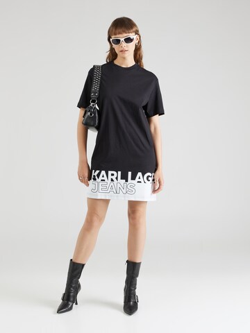 KARL LAGERFELD JEANS Sukienka w kolorze czarny: przód