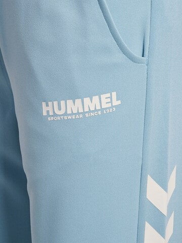 mėlyna Hummel Siaurėjantis Sportinės kelnės 'Legacy'