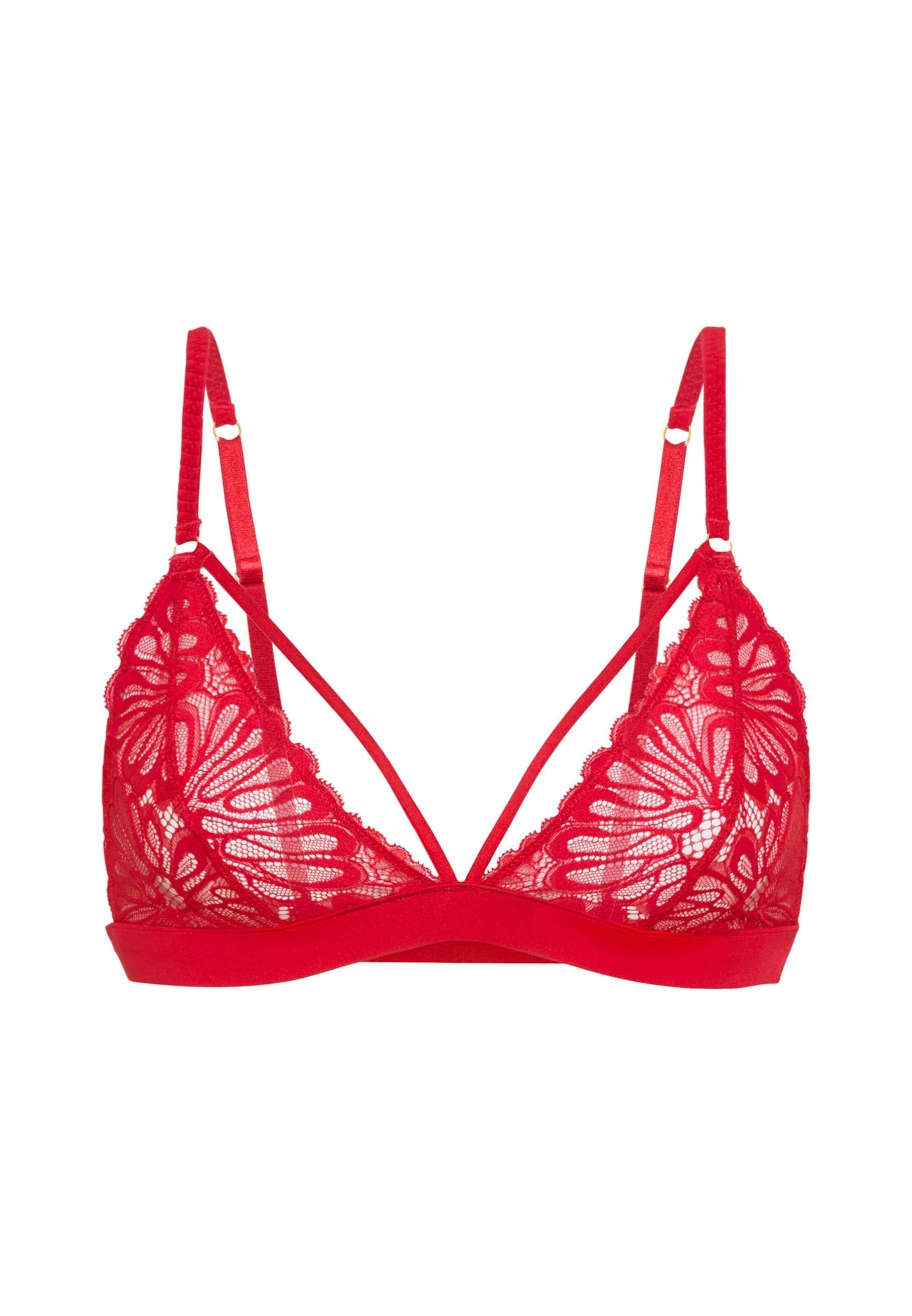 Sutien de tricou Sutien de la LSCN by LASCANA pe roșu: față