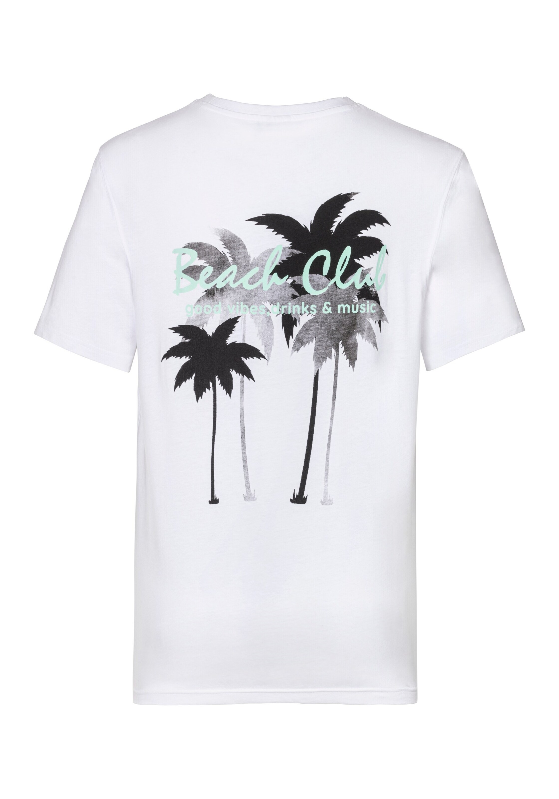 BEACH TIME Shirt in White: front