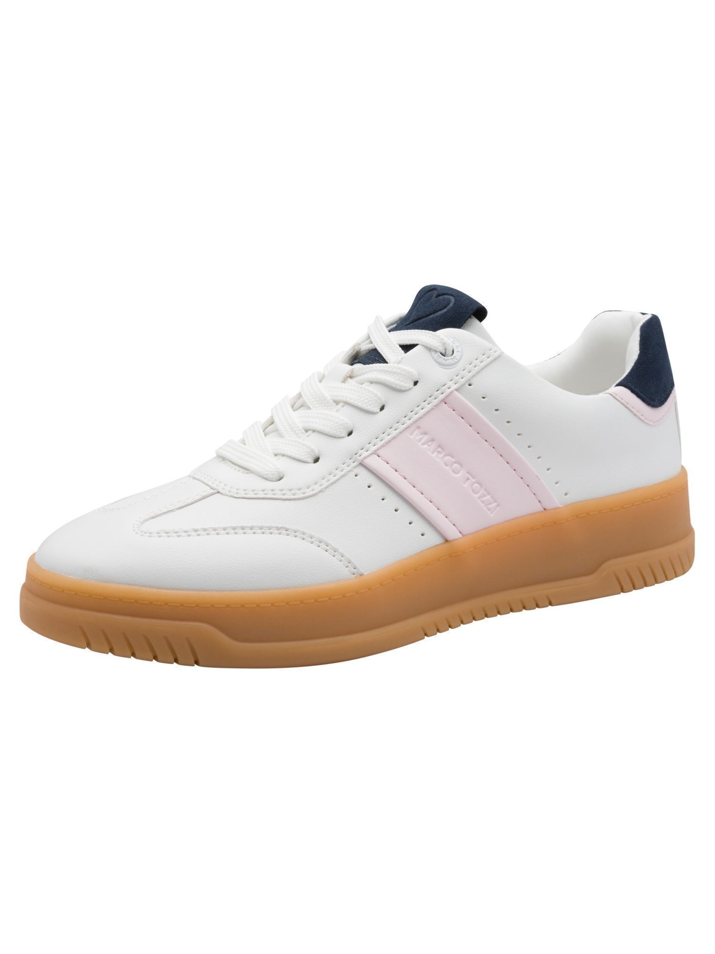 Baskets basses MARCO TOZZI en blanc : devant