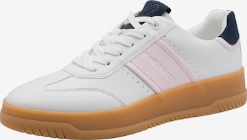 Baskets basses MARCO TOZZI en blanc : devant