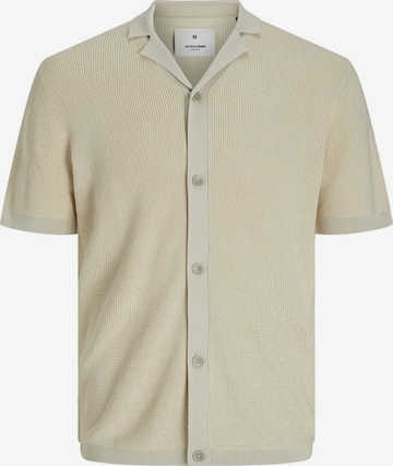 Coupe regular T-Shirt JACK & JONES en beige : devant