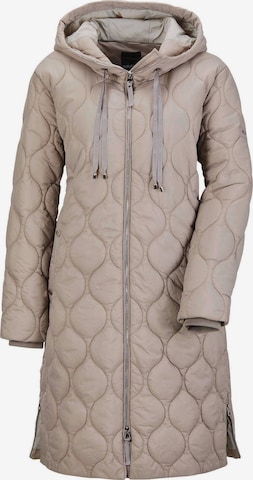 Goldner Übergangsmantel in Beige: Vorderseite