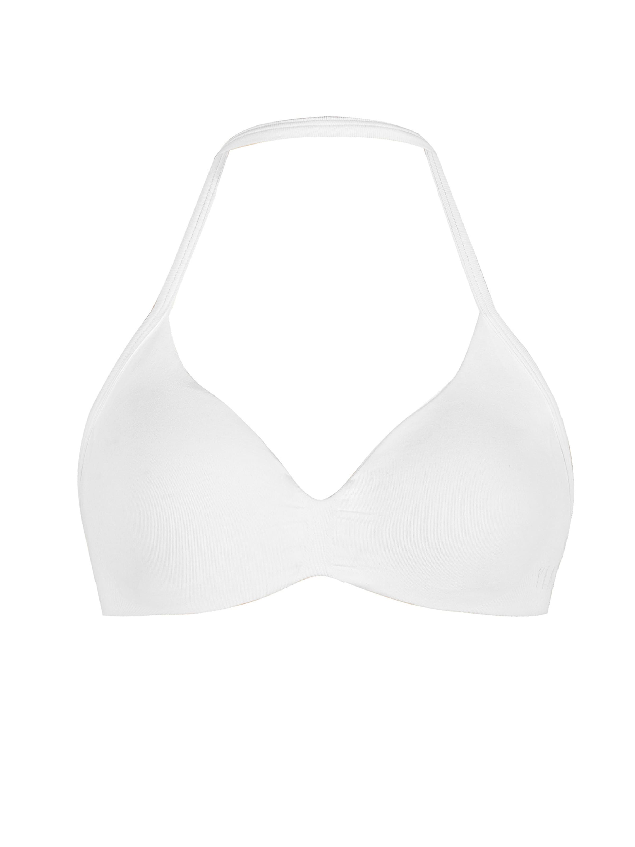 YEAZ Bustier Biustonosz sportowy 'Fly' w kolorze biały: przód