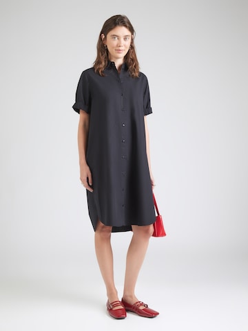 Abito camicia di s.Oliver in nero: frontale