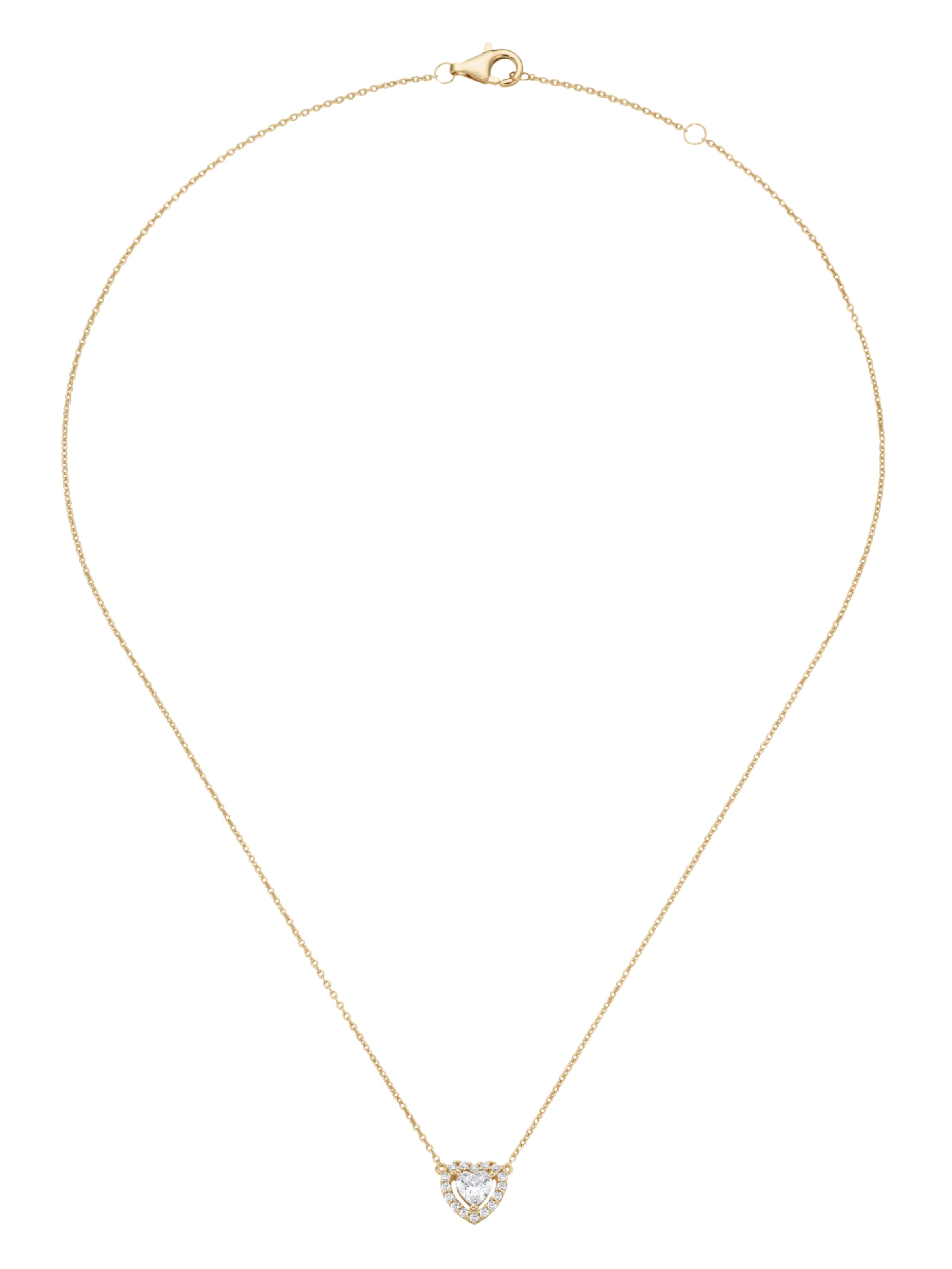 Collana di Smart Jewel in oro: frontale
