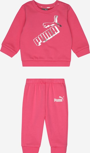 PUMA Jogginganzug in pink / silber, Produktansicht