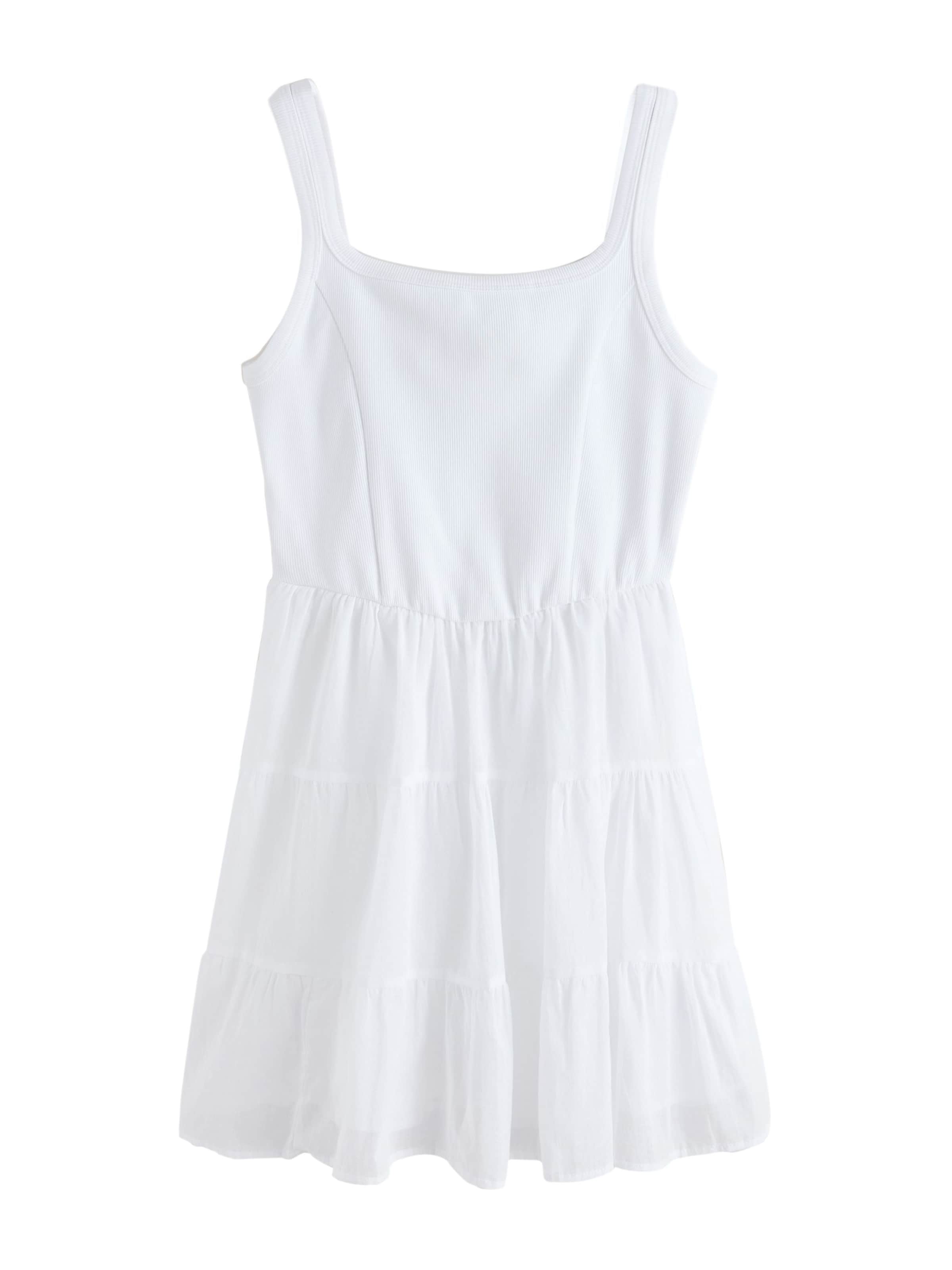 Robe d’été Next en blanc : devant