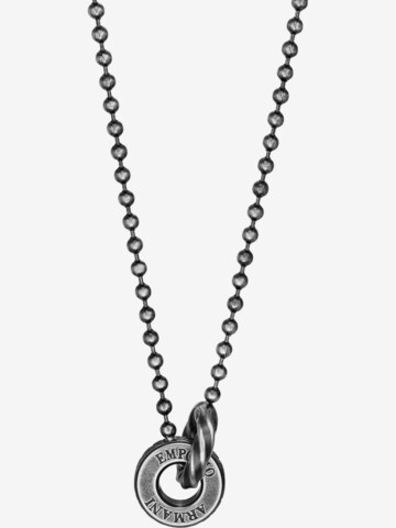 Emporio Armani Necklace in Grey: front