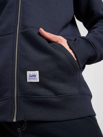 Lee Zip-Up Hoodie in Blue