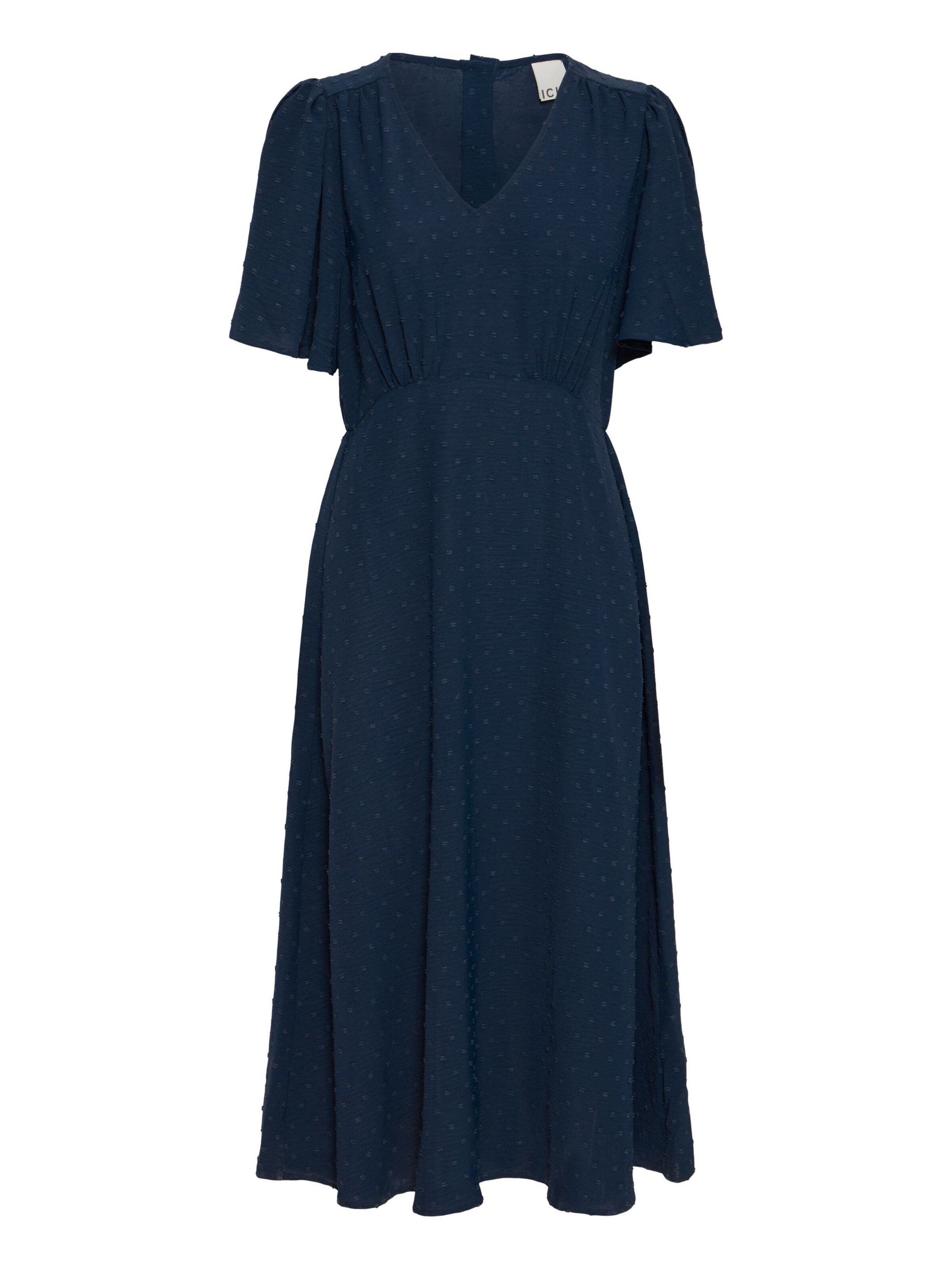 Robe 'Zabby' ICHI en bleu : devant