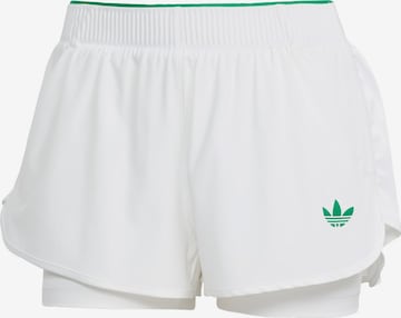 balta ADIDAS PERFORMANCE Standartinis Sportinės kelnės 'Pro': priekis