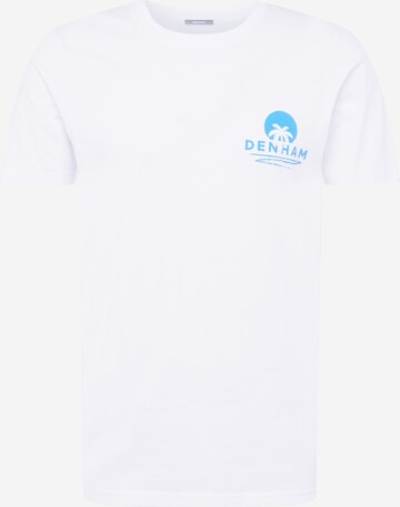 DENHAM T-Shirt 'NISSI' in Weiß: predná strana
