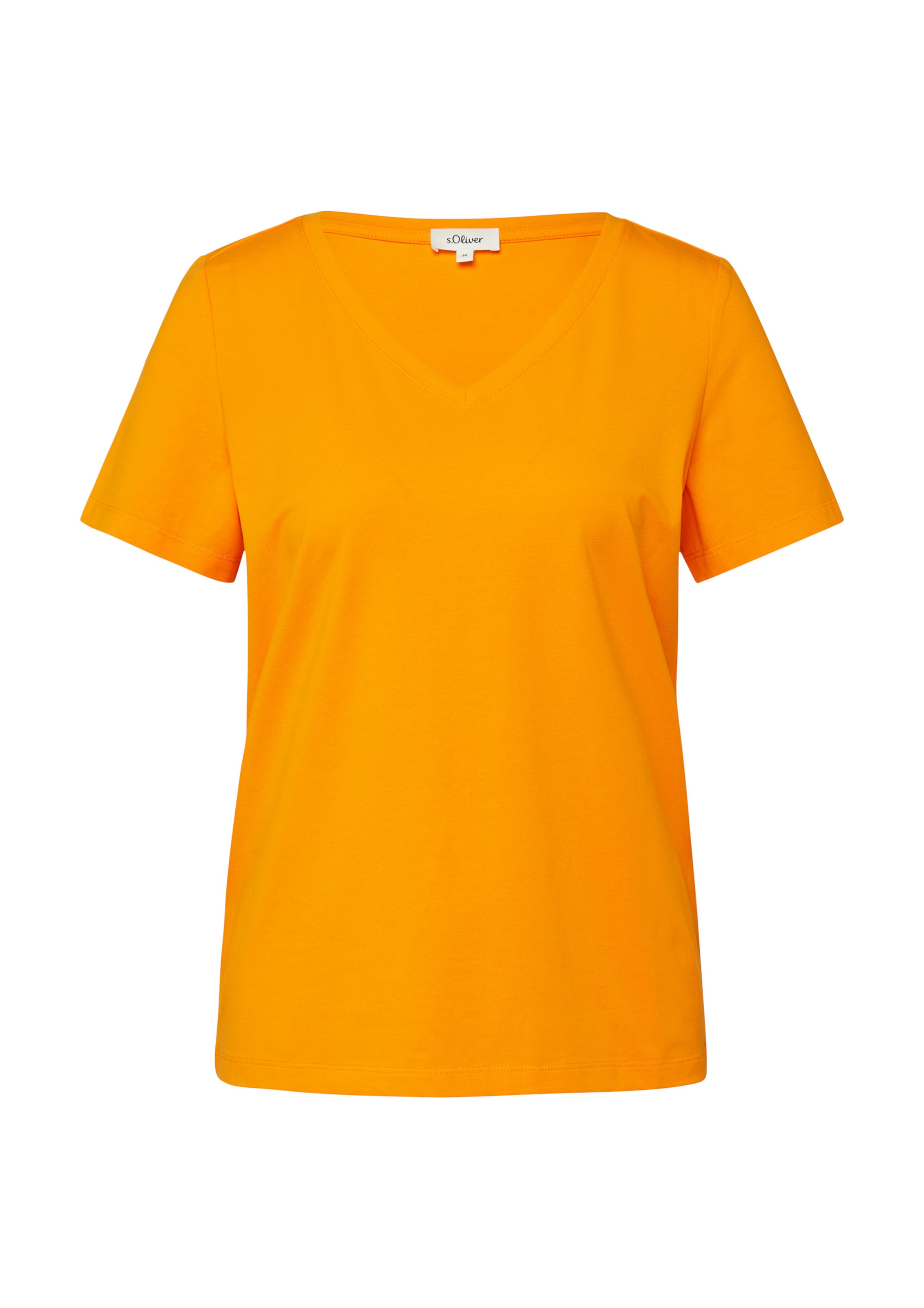 s.Oliver Shirt in Oranje: voorkant