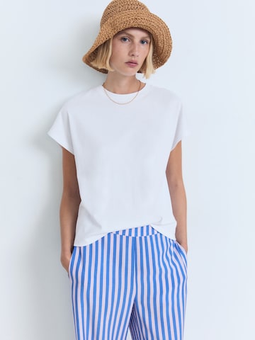 MANGO Loosefit Hose 'MYKONOS' in Blau