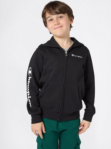 Champion Authentic Athletic Apparel Sweatjacka i svart: framsida