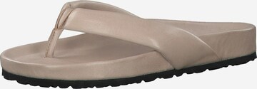 TAMARIS Flip-Flops i beige: forside