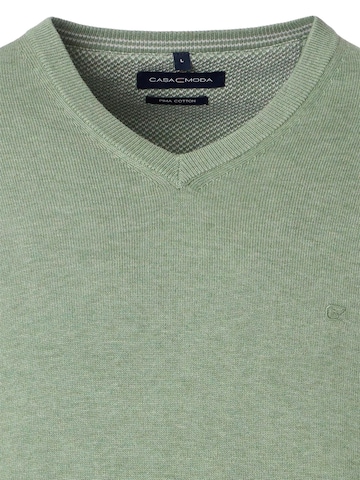 CASAMODA Pullover 'Basic' in Grün