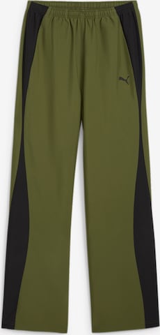 PUMA Regular Workout Pants 'Daere to' in Green: front