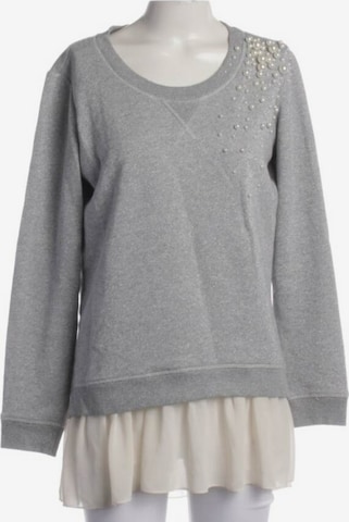 Twin Set Sweatshirt & Zip-Up Hoodie in M in Silver: front