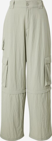 Tommy JeansWide Leg/ Široke nogavice Cargo hlače 'Claire' - zelena boja: prednji dio