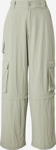 Tommy Jeans Wide leg Cargobroek 'Claire' in Groen: voorkant