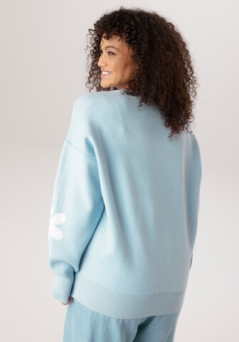 Aniston Pullover in Blau
