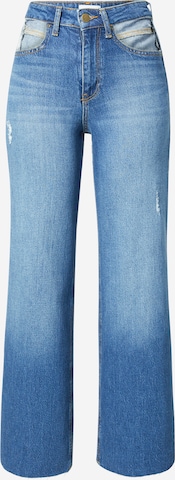 ONLY Wide leg Jeans 'BIANCA' in Blauw: voorkant
