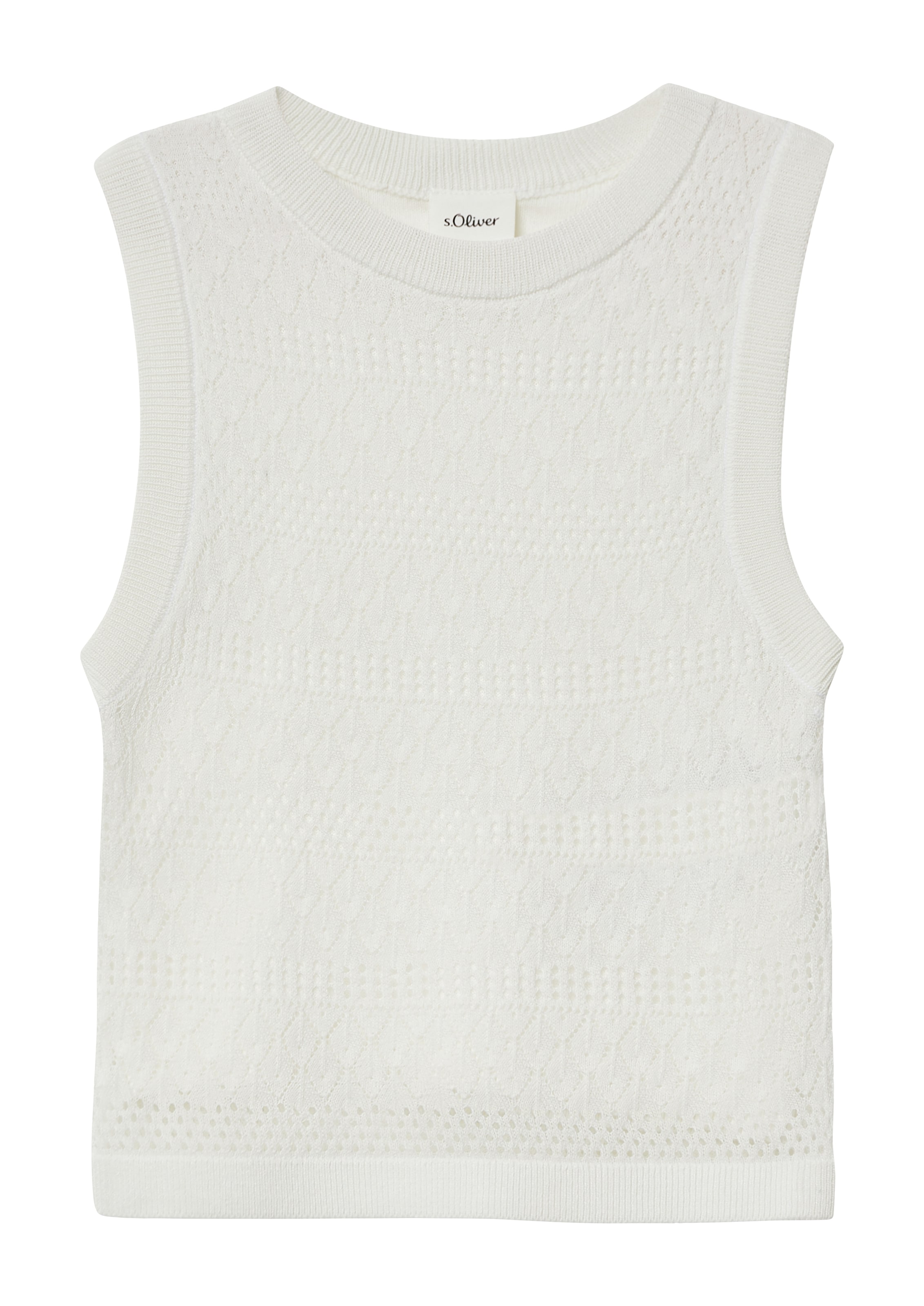 s.Oliver Pullover in Beige: Vorderseite