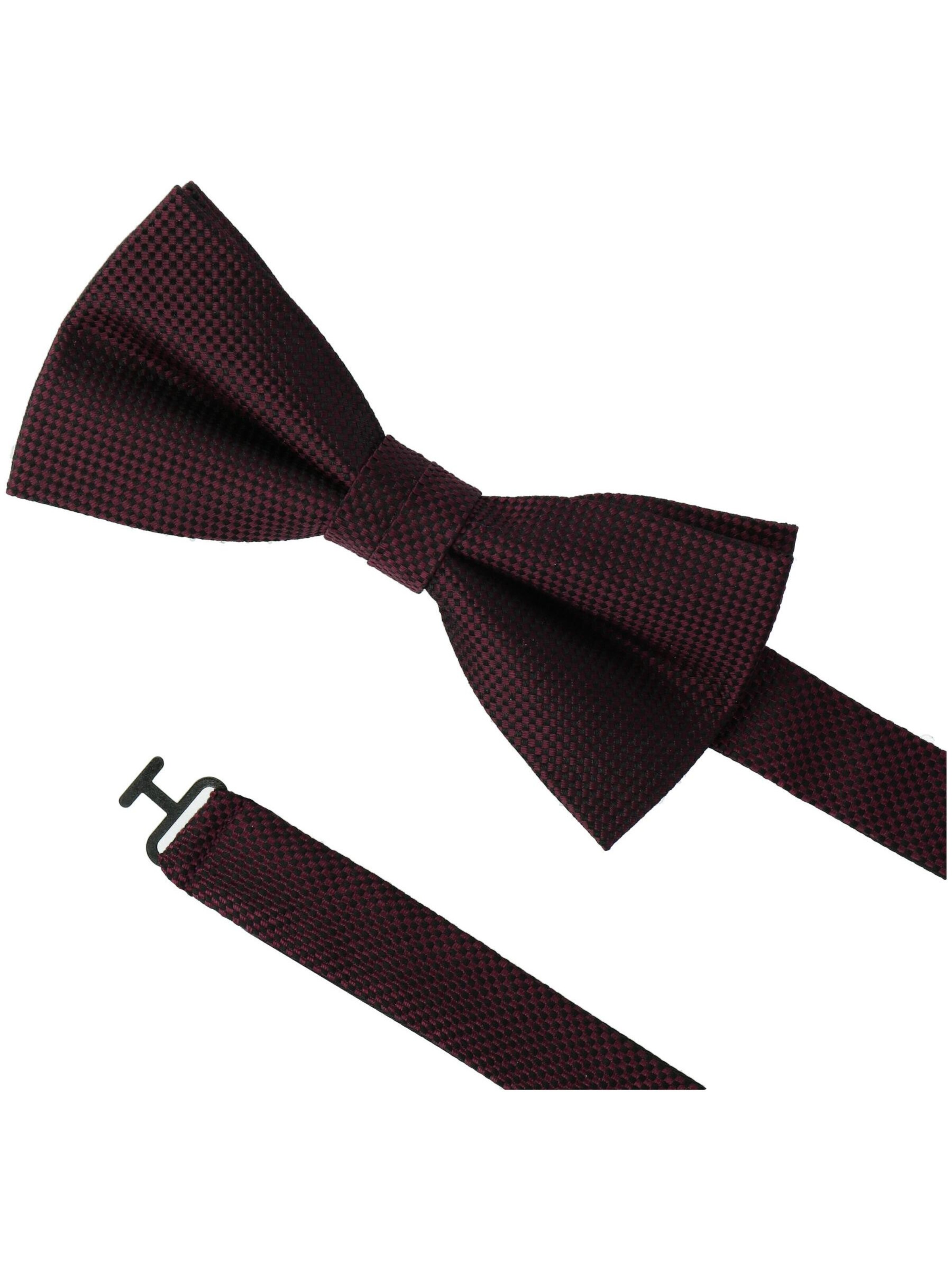 WILLEN Bow Tie 'Oxford' in One size in Bordeaux, Item view
