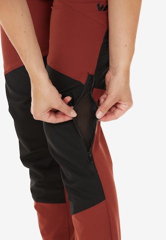 Whistler Regular Outdoor Pants 'Saldon' in Red