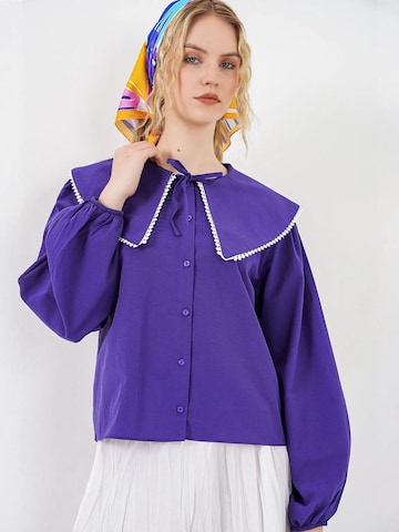 Bigdart Bluse in Lila