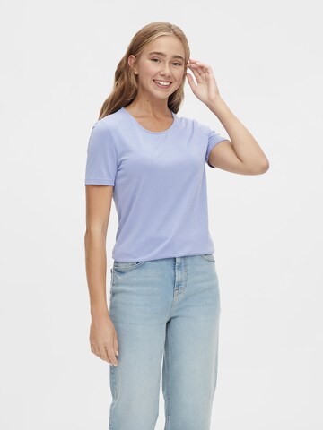 T-shirt 'Kamala' PIECES en violet : devant
