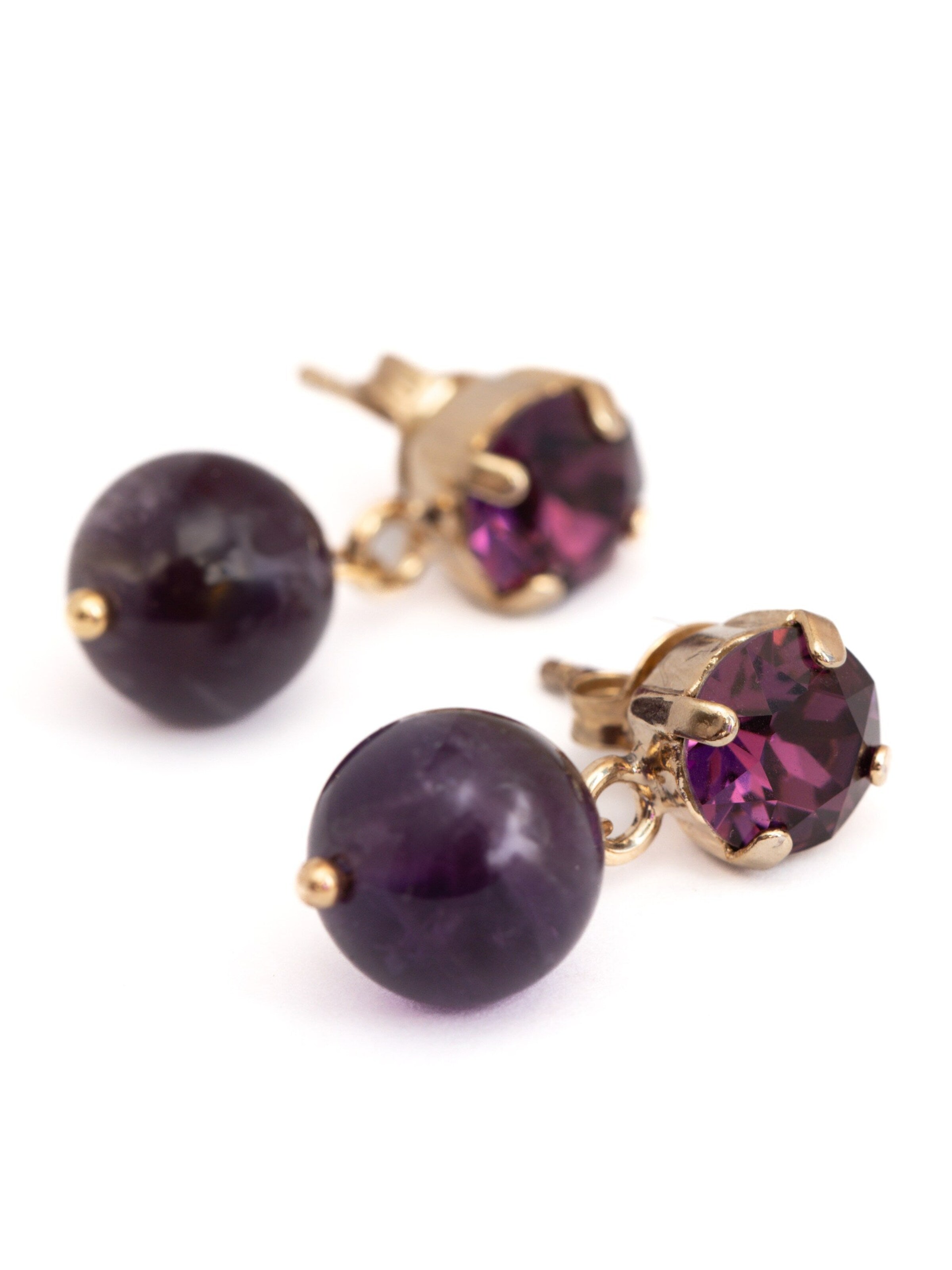 Secret Stones Ohrringe 'Dreamstone' in Lila