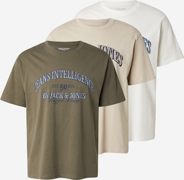 JACK & JONESMajica 'JJEDENVER' - bež boja: prednji dio