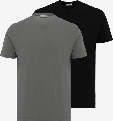 T-Shirt Dandalo en gris : devant