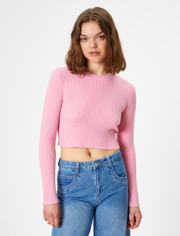 Koton Sweatshirt in Pink: Vorderseite
