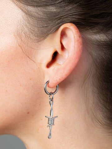 YParis - Pendientes 'Boucle Berlin S' en plata