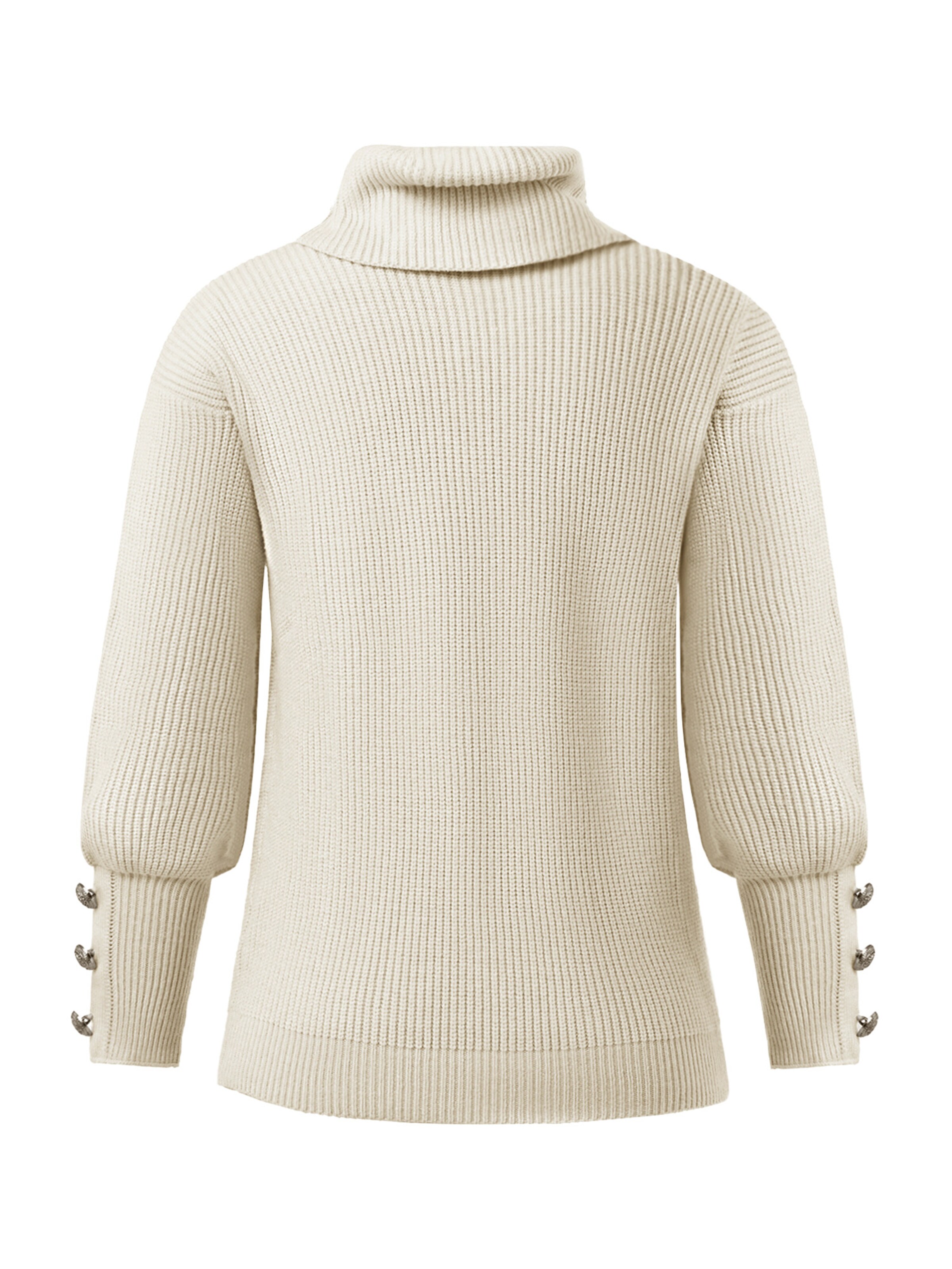 Pulover de la Imily Bela pe bej: față