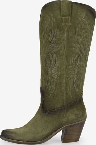 FELMINI Cowboy Boots in Green