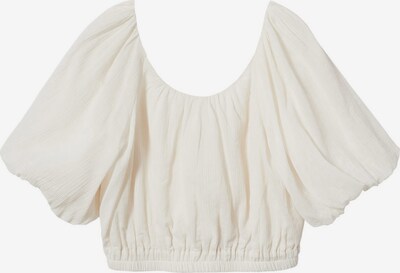 MANGO Chemisier 'Biel' en blanc perle, Vue avec produit
