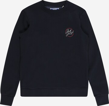 Sweat 'Jerry' Jack & Jones Junior en bleu : devant