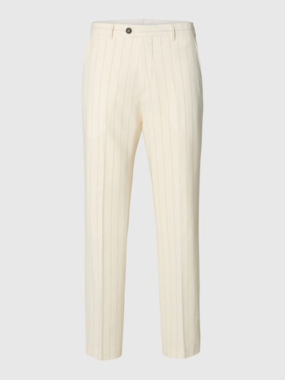 Pantaloni SELECTED di colore grigio / bianco lana, Visualizzazione prodotti