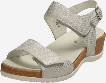 WALDLÄUFER Strap Sandals in Grey: front