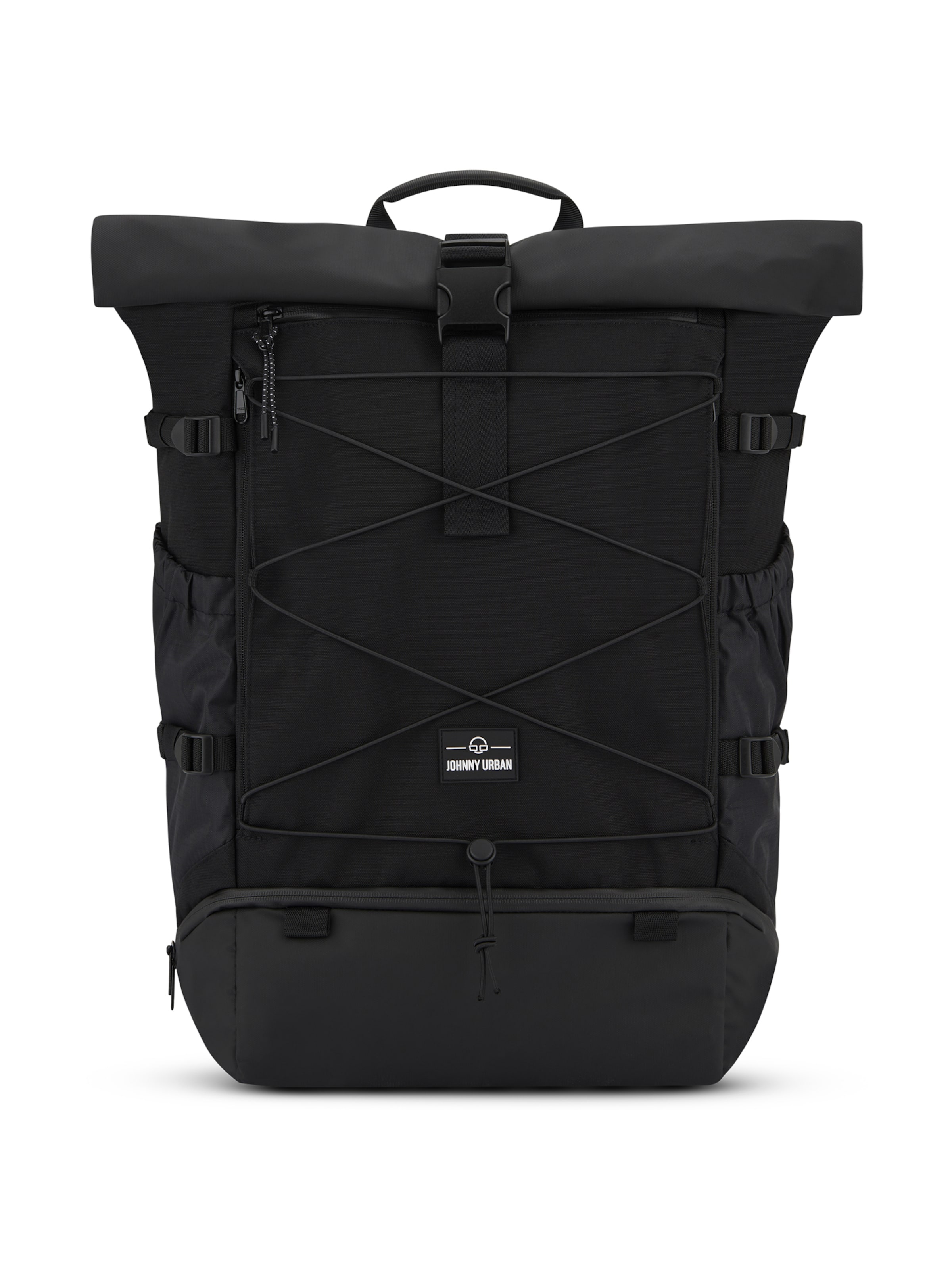 Johnny Urban Rucksack 'Allen Large Travel' in Schwarz: Vorderseite