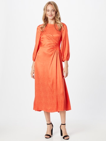 River Island Kleid 'Jaco Ruched' in Orange: predná strana