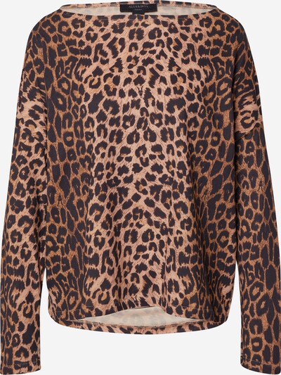 AllSaints Sweat-shirt 'Rita' en beige / marron / noir, Vue avec produit