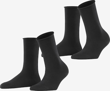 ESPRIT Socken 'Basic Pure 2-Pack' in Schwarz: Vorderseite