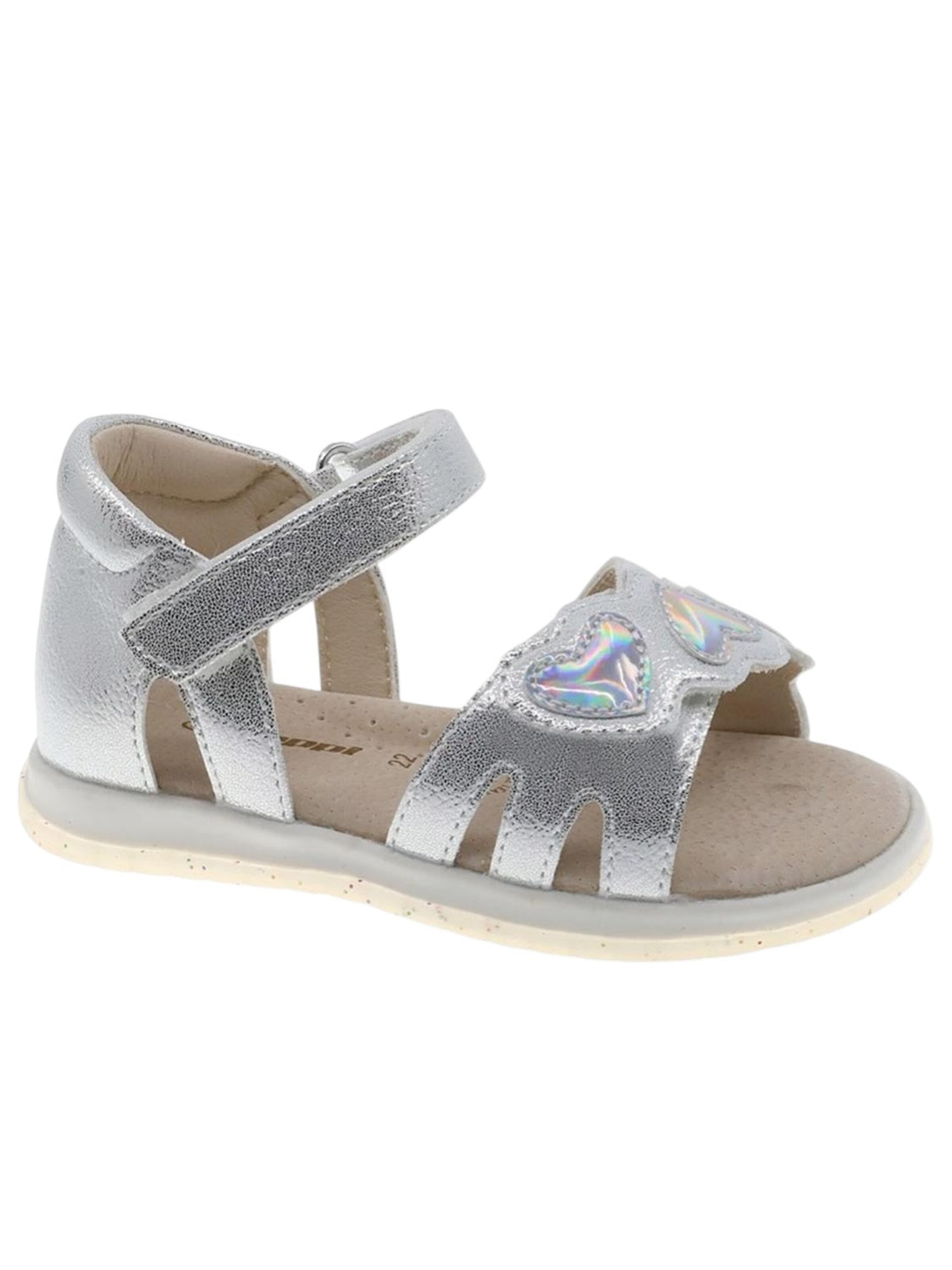 Beppi Sandaler 'Casual Sandal' i sølv: forside